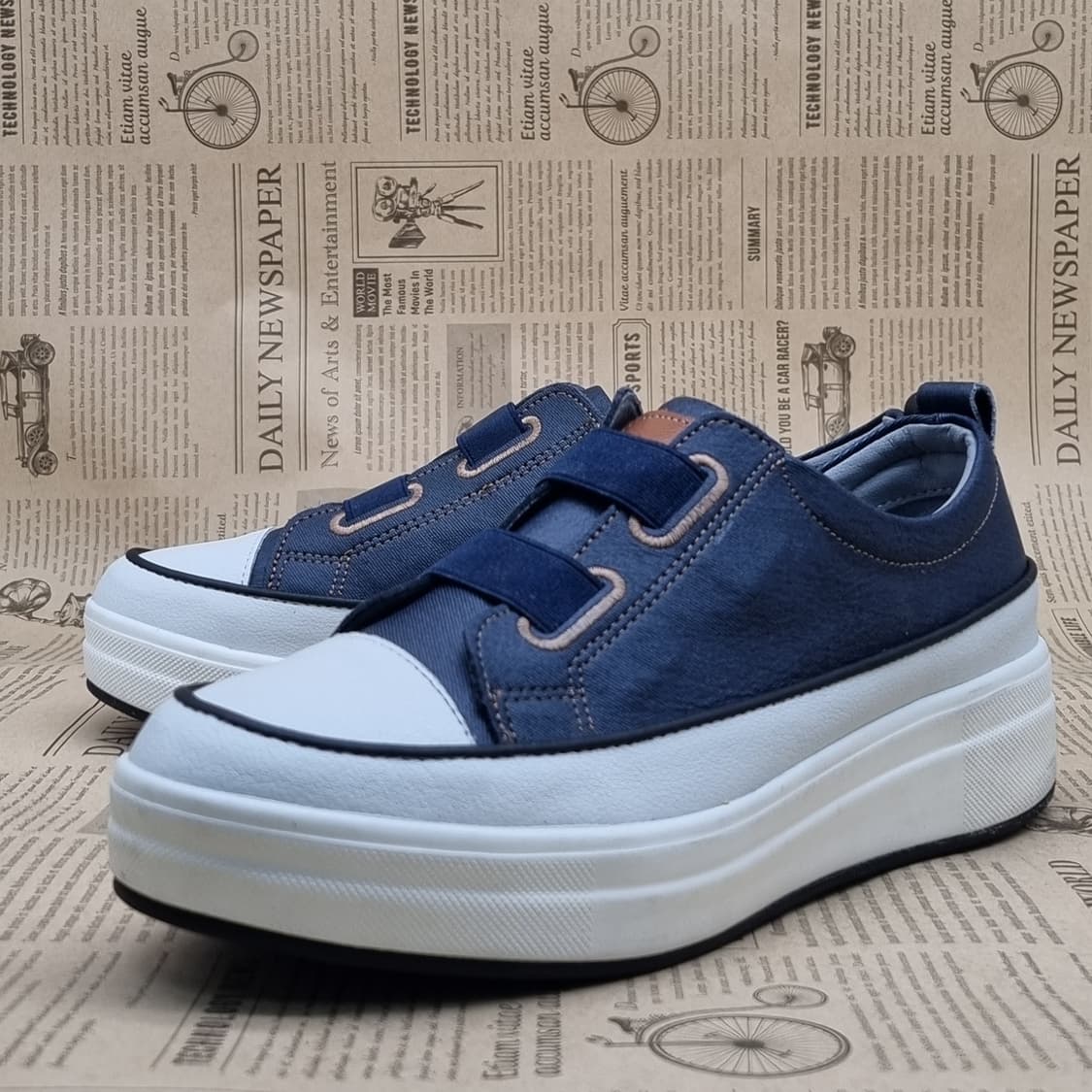 브루마스 소가죽 밴딩 스니커즈 250 상품이미지1