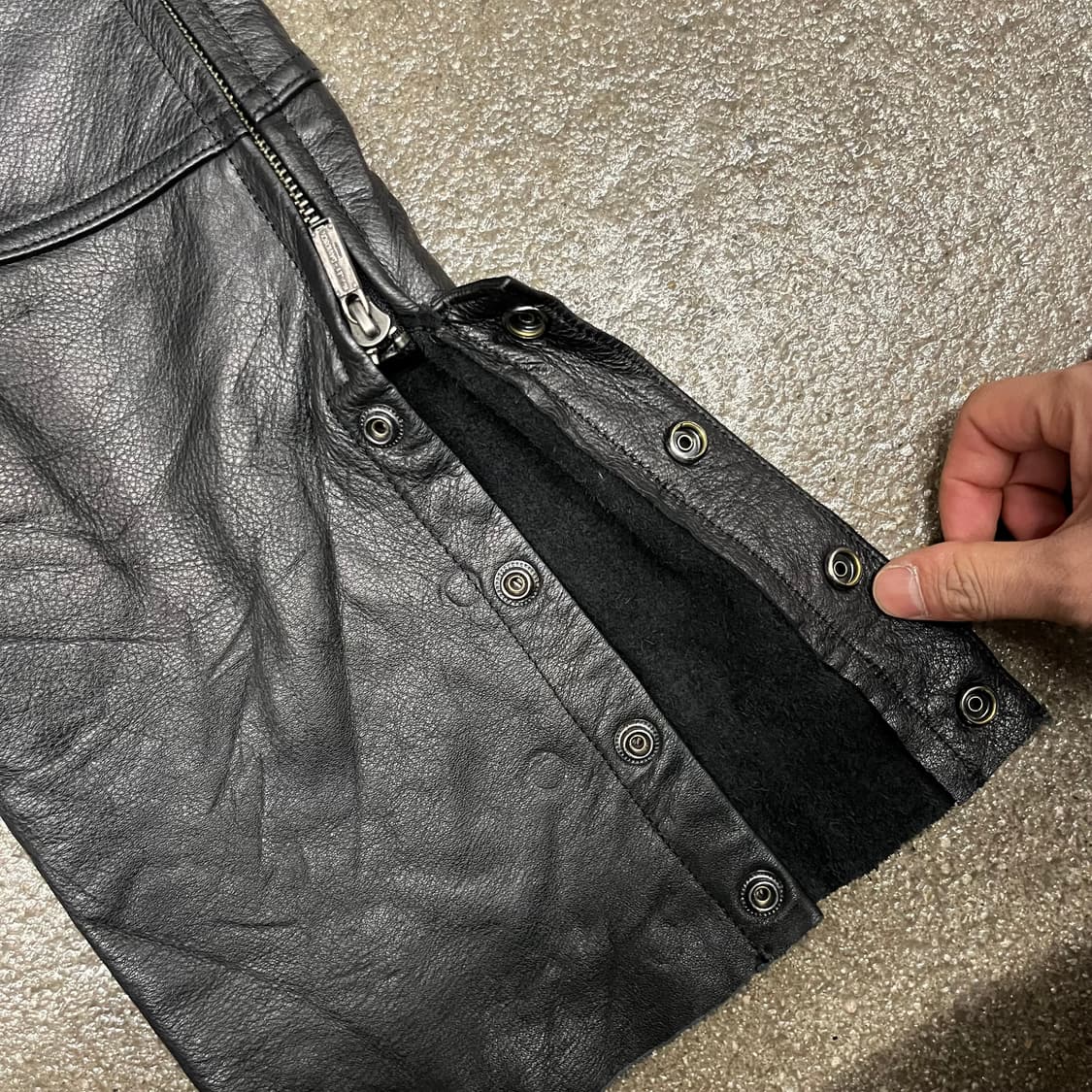 할리데이비슨 가죽 챕스 (M) 상품이미지6