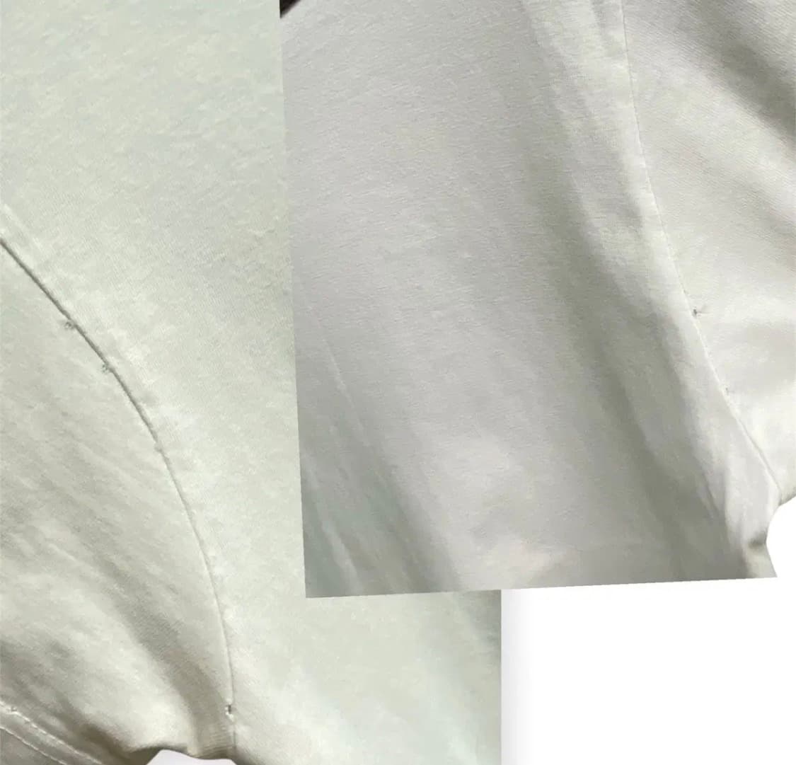 빈티지 브라운넥 링거 티셔츠 S 상품이미지5