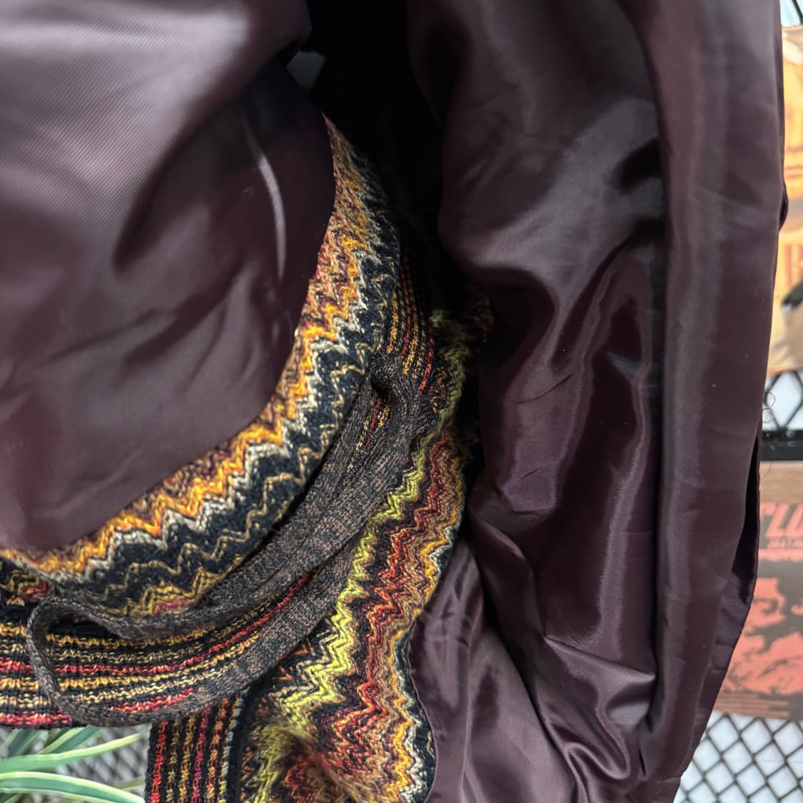 빈티지 니트 후드 롱 가디건 3D 케이블 직조패턴 포인투 주라욱 상품이미지6