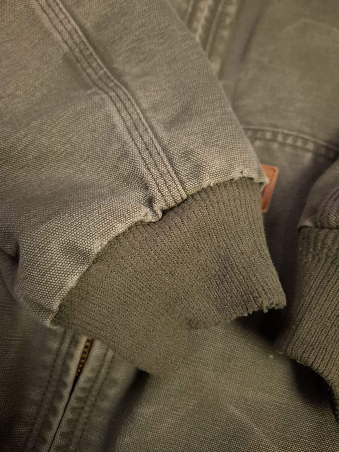 오리지날 구형 칼하트 J-130 모스그린 덕액티브 후드자켓 상품이미지8