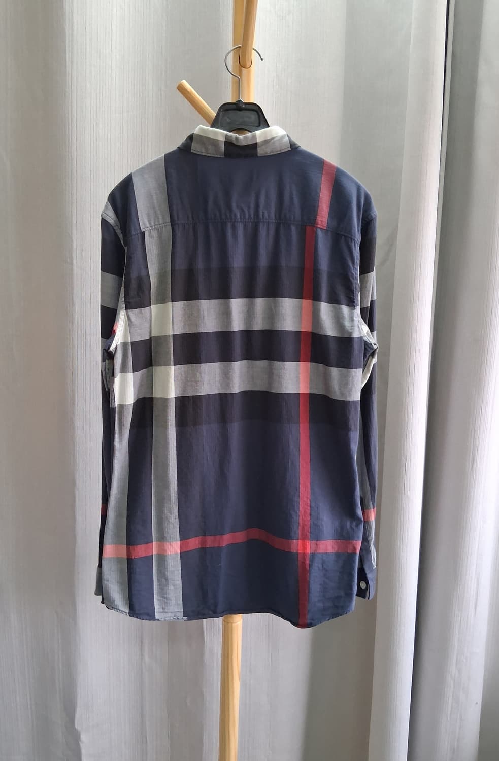 버버리 블랙라벨 체크 셔츠4/남성M# 상품이미지2