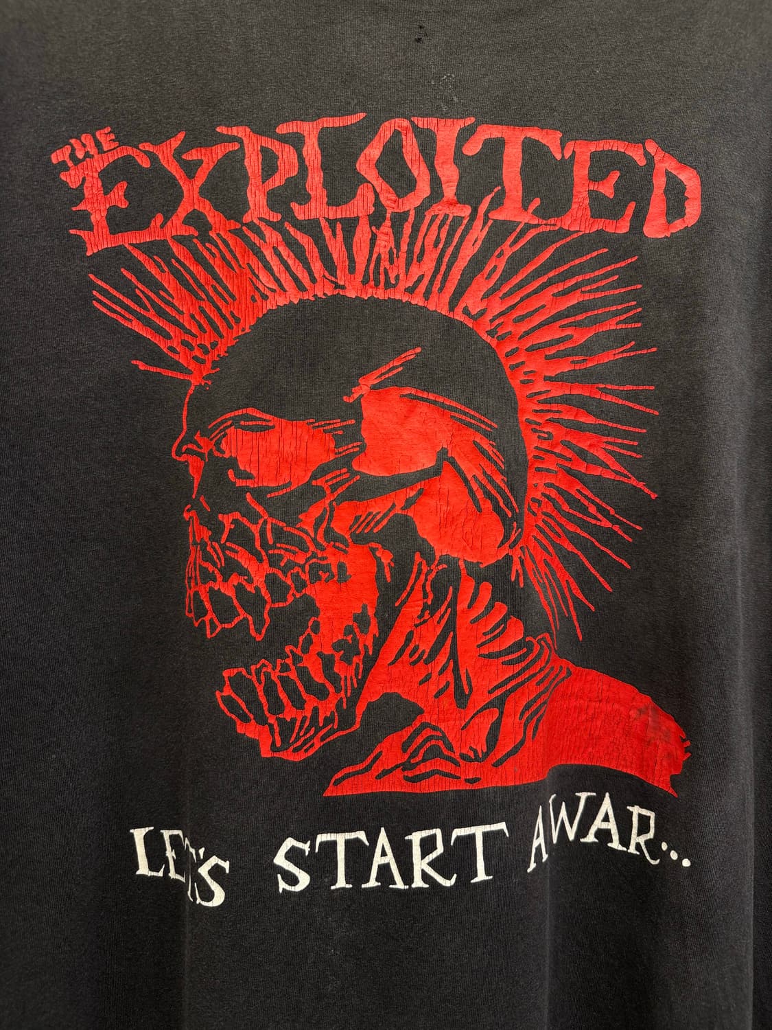 The exploited 빈티지 락 밴드 반팔 티셔츠 상품이미지4
