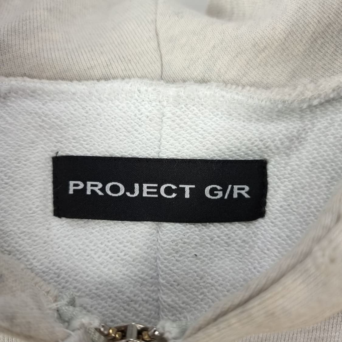 [프로젝트 GR](새상품) 리컨스트럭티드 폴디드 집 후드 P01412 상품이미지8