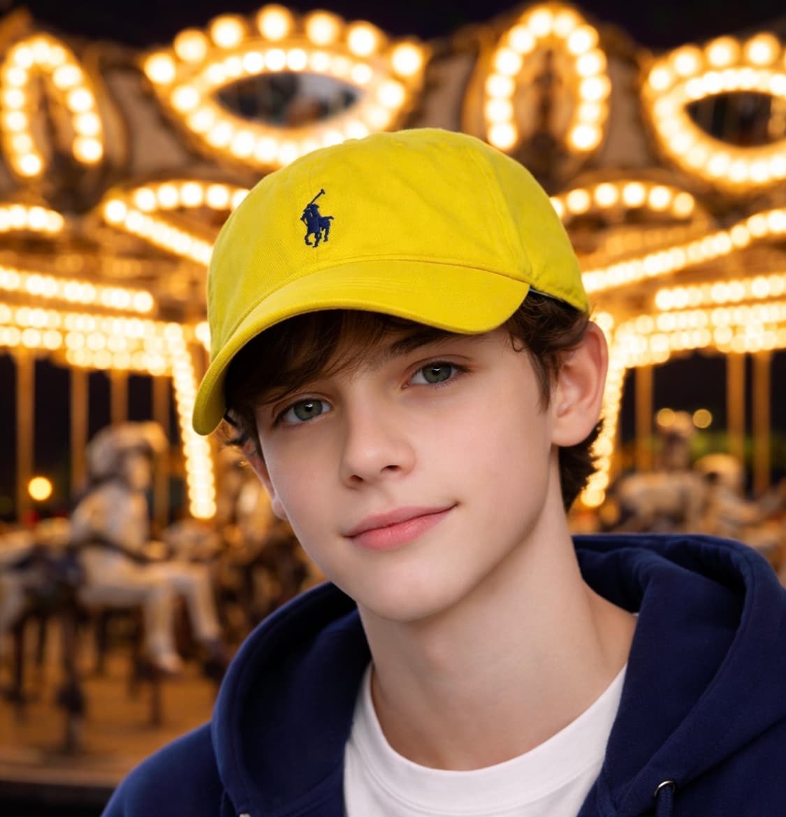 🧢 Polo 폴로 랄프로렌 클래식 포니 로고 볼캡 (옐로우) 상품이미지1