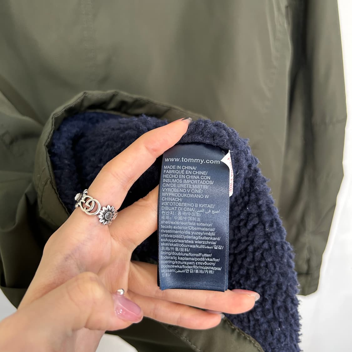 타미힐피거 여성 양털 누빔패딩 55정도 상품이미지4