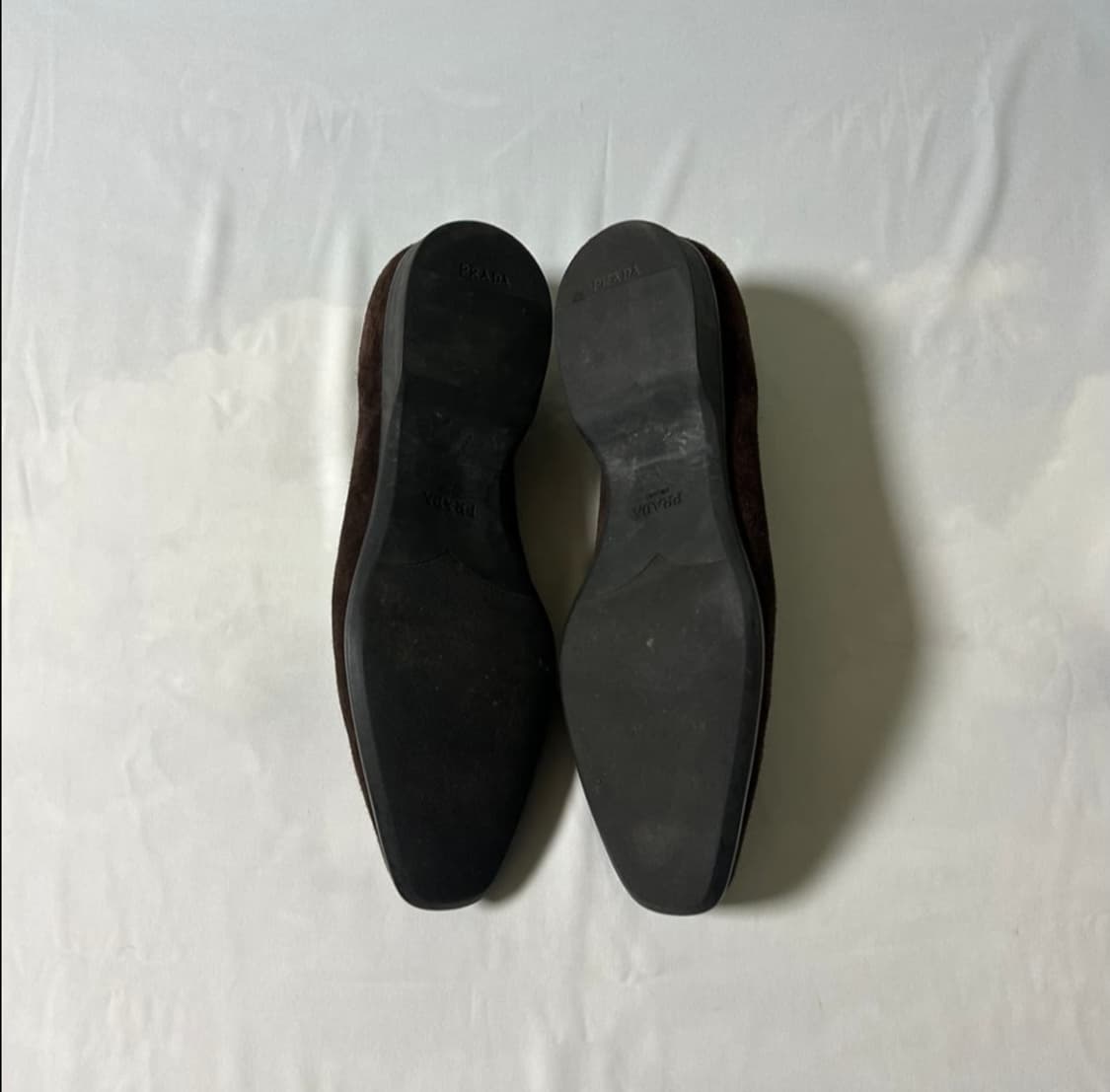 Prada sports suede dark brown loafers 상품이미지5