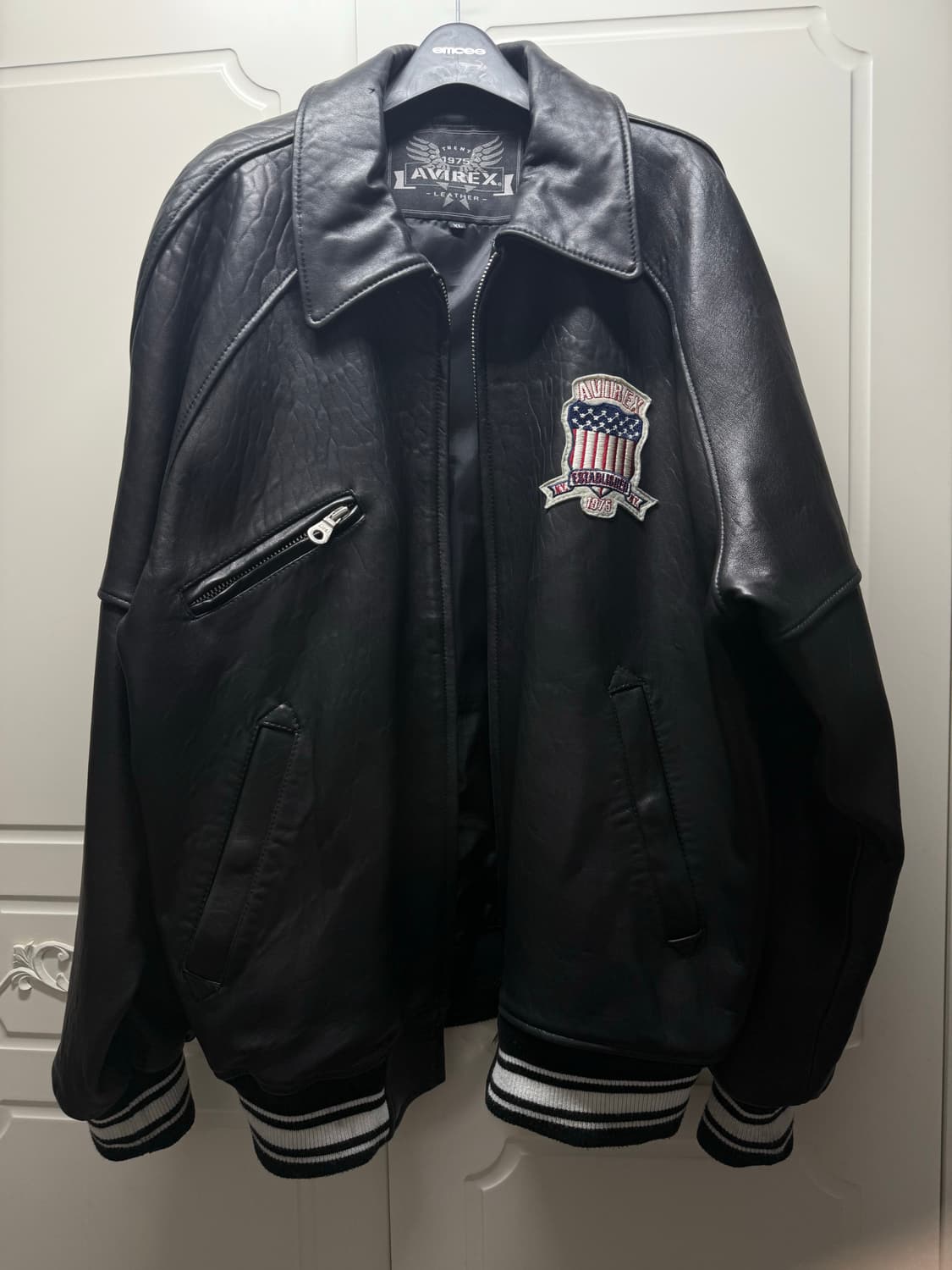 아비렉스 아이콘 자켓 블랙 XL 상품이미지1