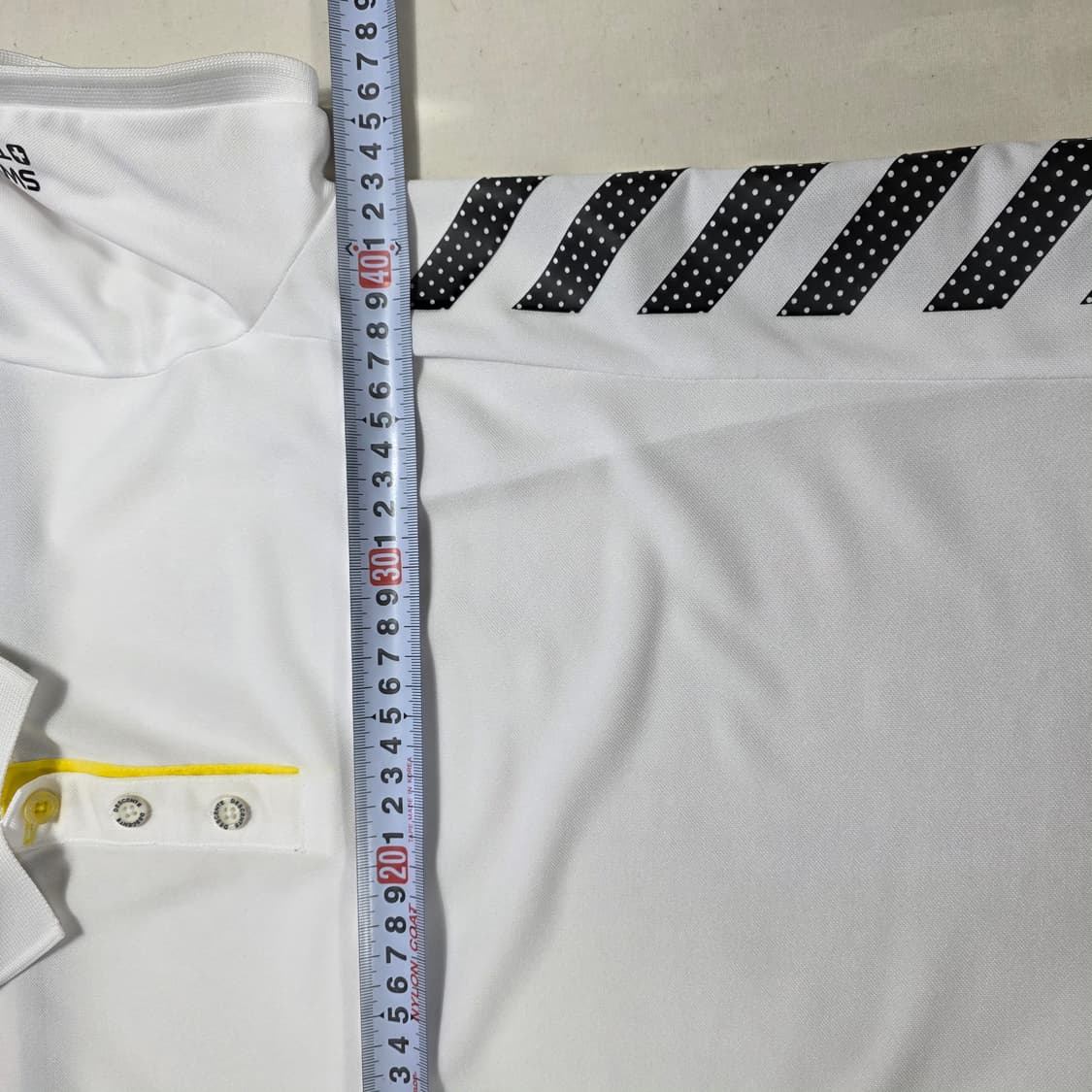 0080 데상트 스위스 트라이애슬론 반팔 폴로티 화이트 M 상품이미지3