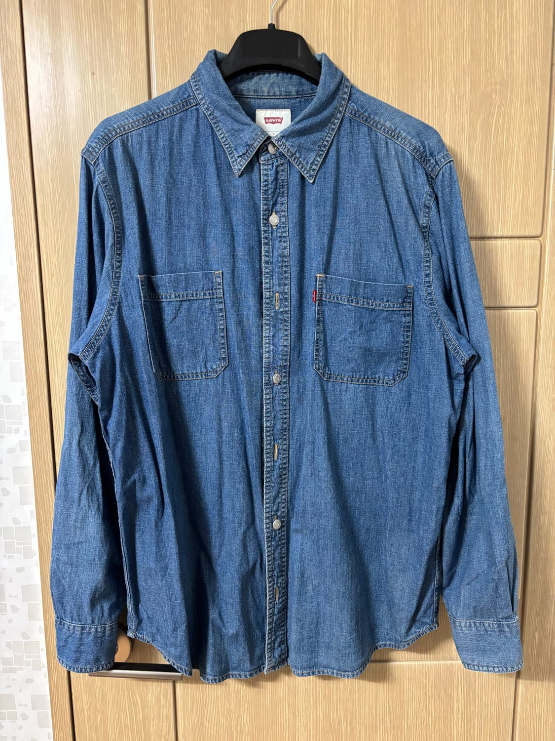 리바이스 데님 셔츠 오버핏 상품이미지1