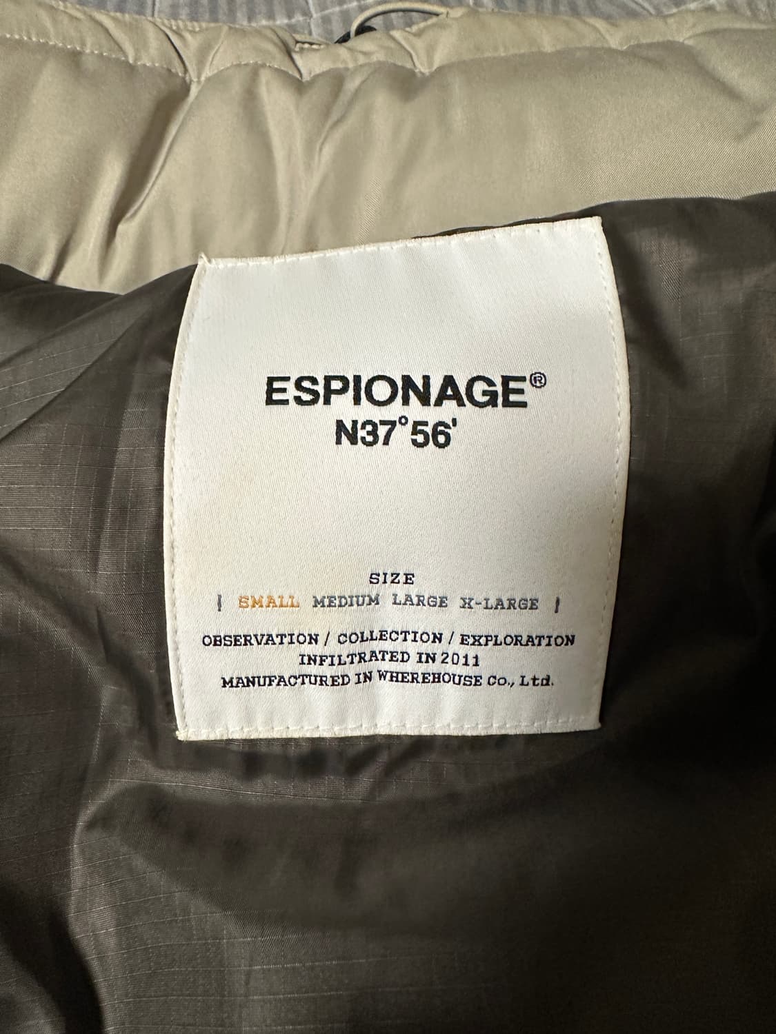 에스피오나지 레벨7파카 S 상품이미지4