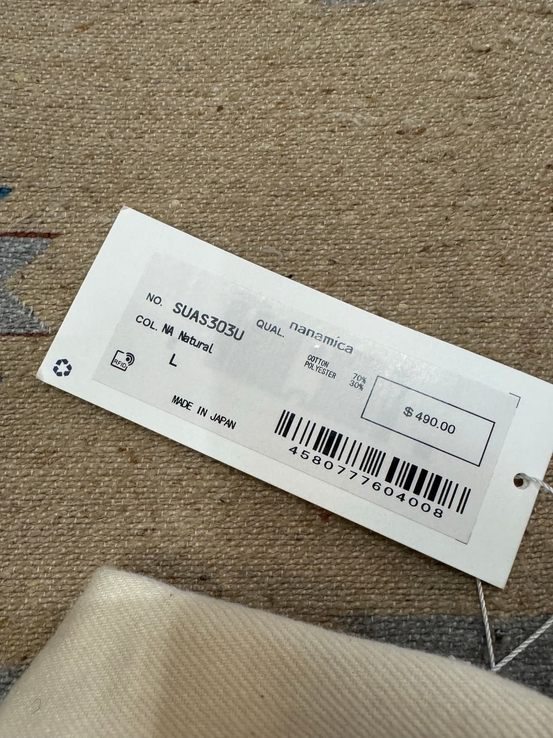 [L][105] 나나미카 데님 커버올 자켓 (내추럴) 상품이미지7