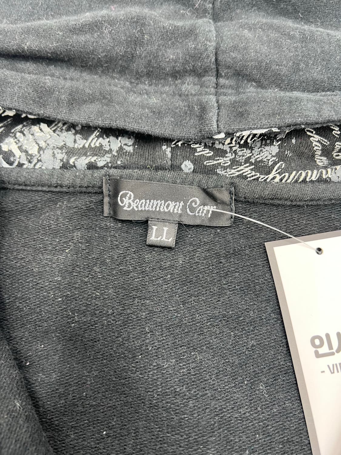 빈티지 y2k 펑크 후드 반팔 상품이미지3