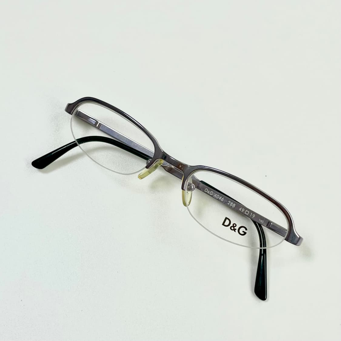 D&G 돌체앤가바나 사의 빈티지 반무테 안경  상품이미지1