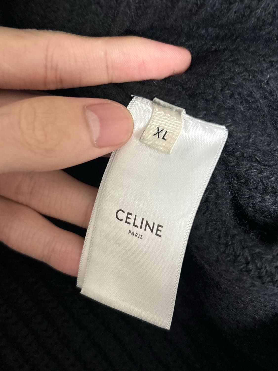 셀린느 리브드 울 니트 xl사이즈 상품이미지4