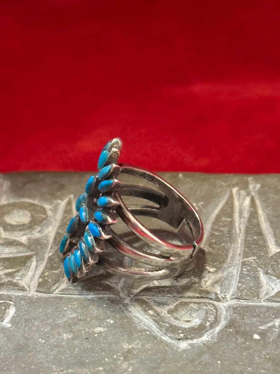 Blue Turquoise Marquise Cluster Teardrop 상품이미지3