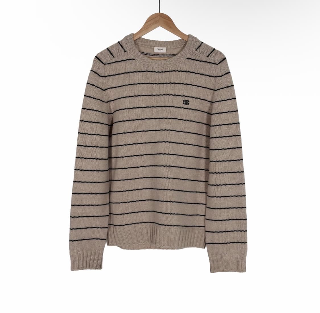 [M] 셀린느 24fw 남성 울 트리오페 트리옹프 스트라이프 니트 스웨터 상품이미지1