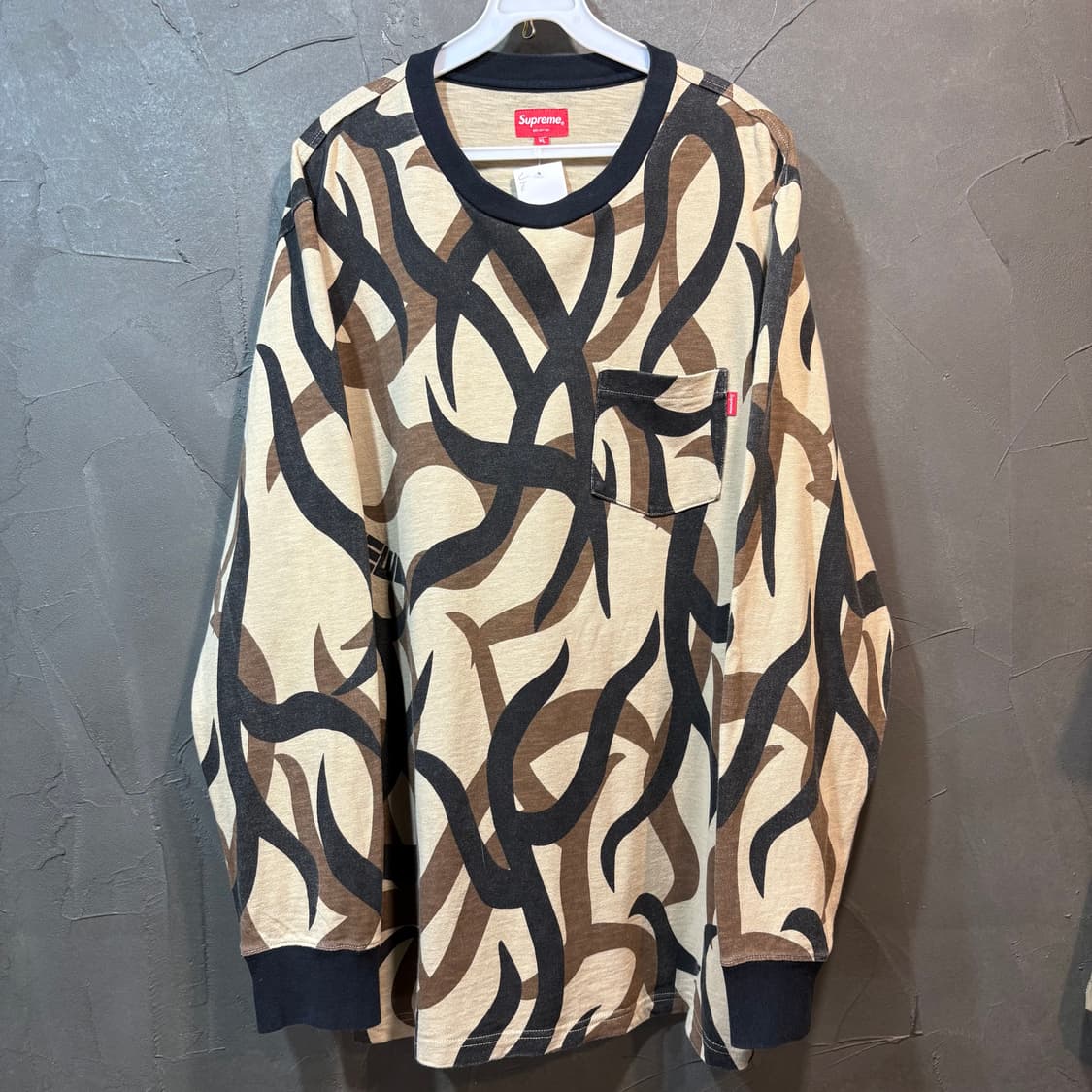 [XL] SUPREME 슈프림 카모 롱 슬리브 상품이미지1