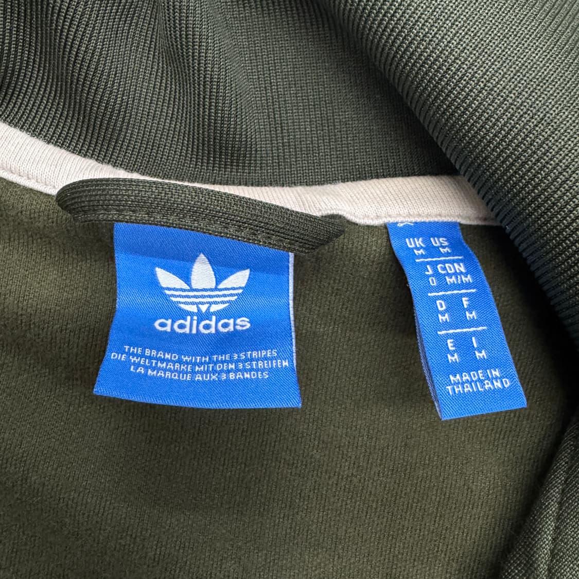 아디다스 카키 하이넥 파이어버드 트랙탑 져지 상품이미지4