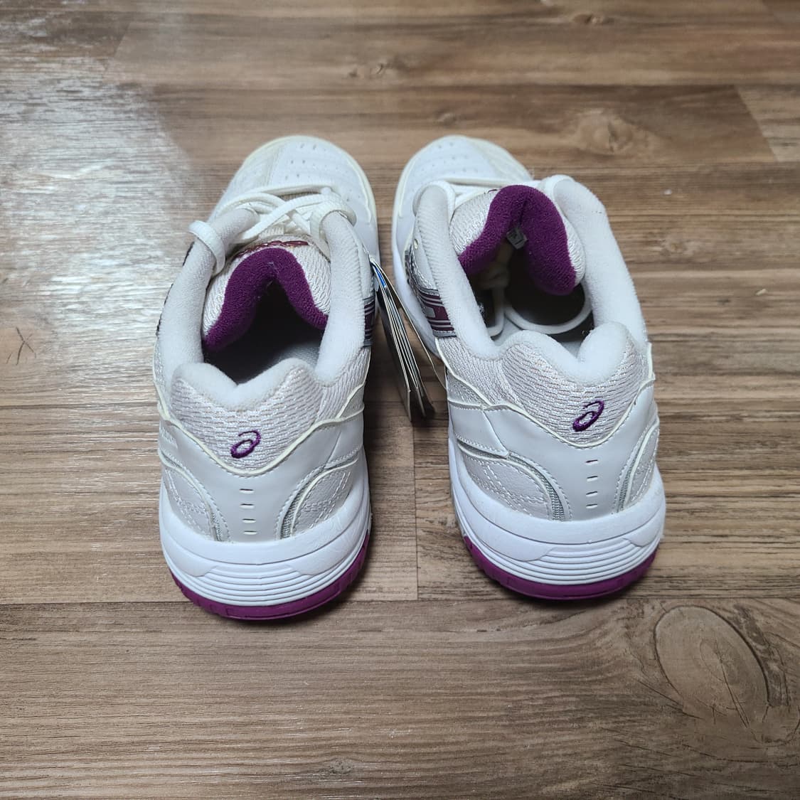 (240 새제품) 아식스 젤 화이트/실버/핑크 오리지널 운동화 신발 상품이미지7