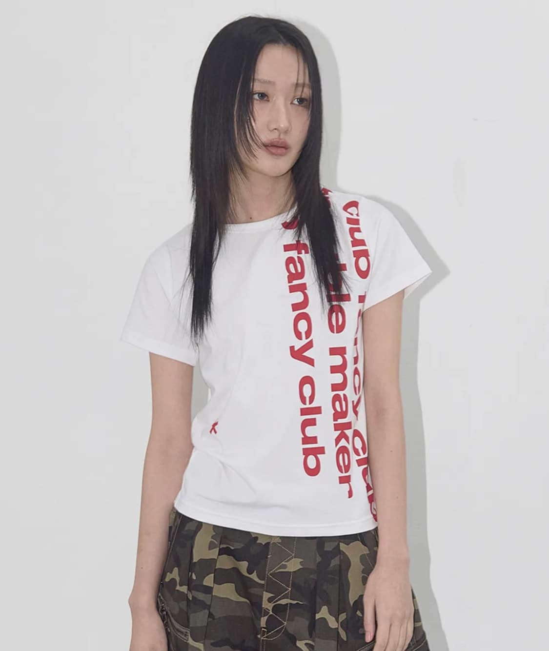 베이워치 크롭 티 (WHITE) 상품이미지1