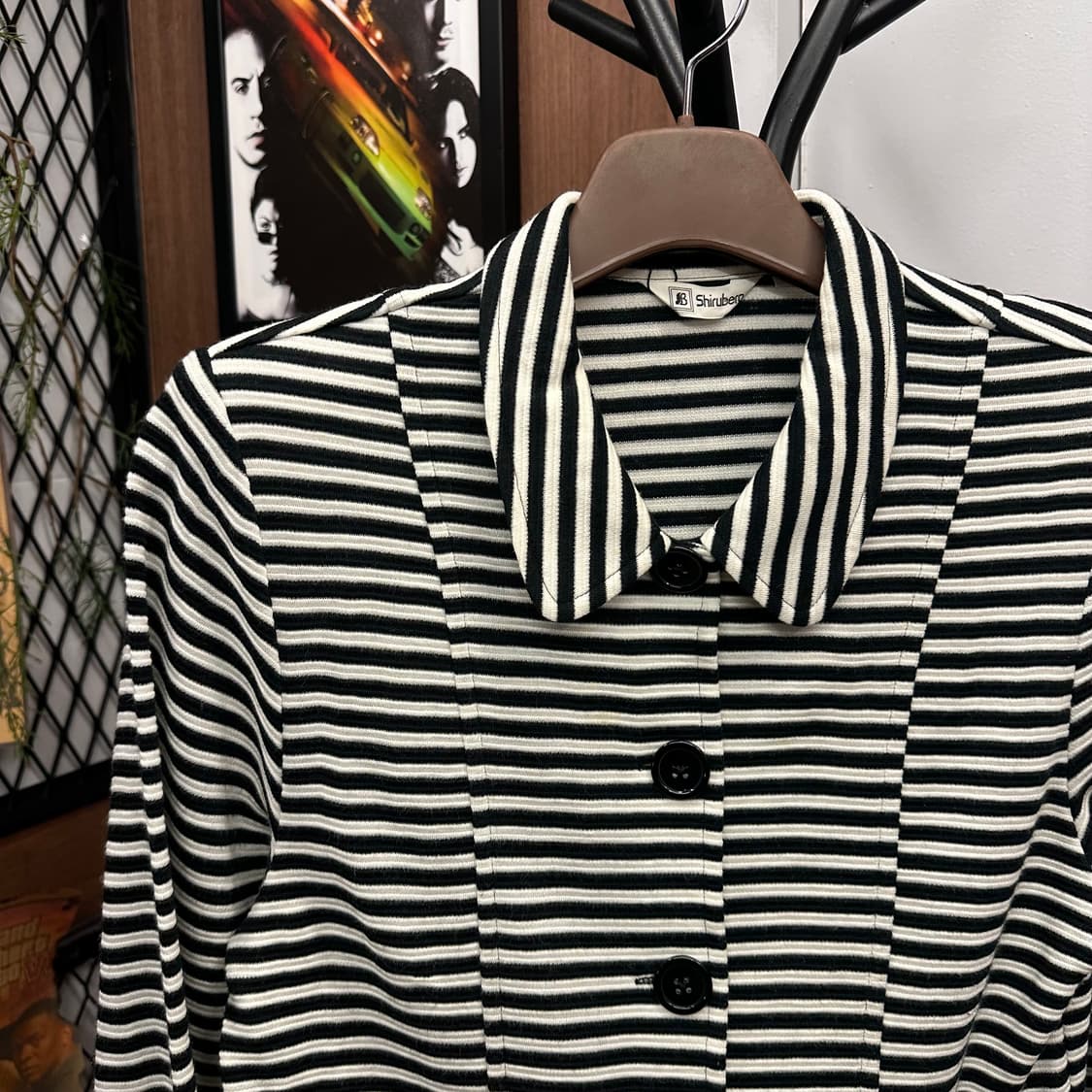 Big Button Striped Jacket 상품이미지3