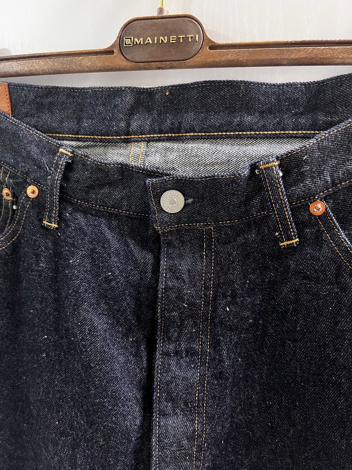 캡틴선샤인 5P zipper front denim (one washed) 상품이미지3