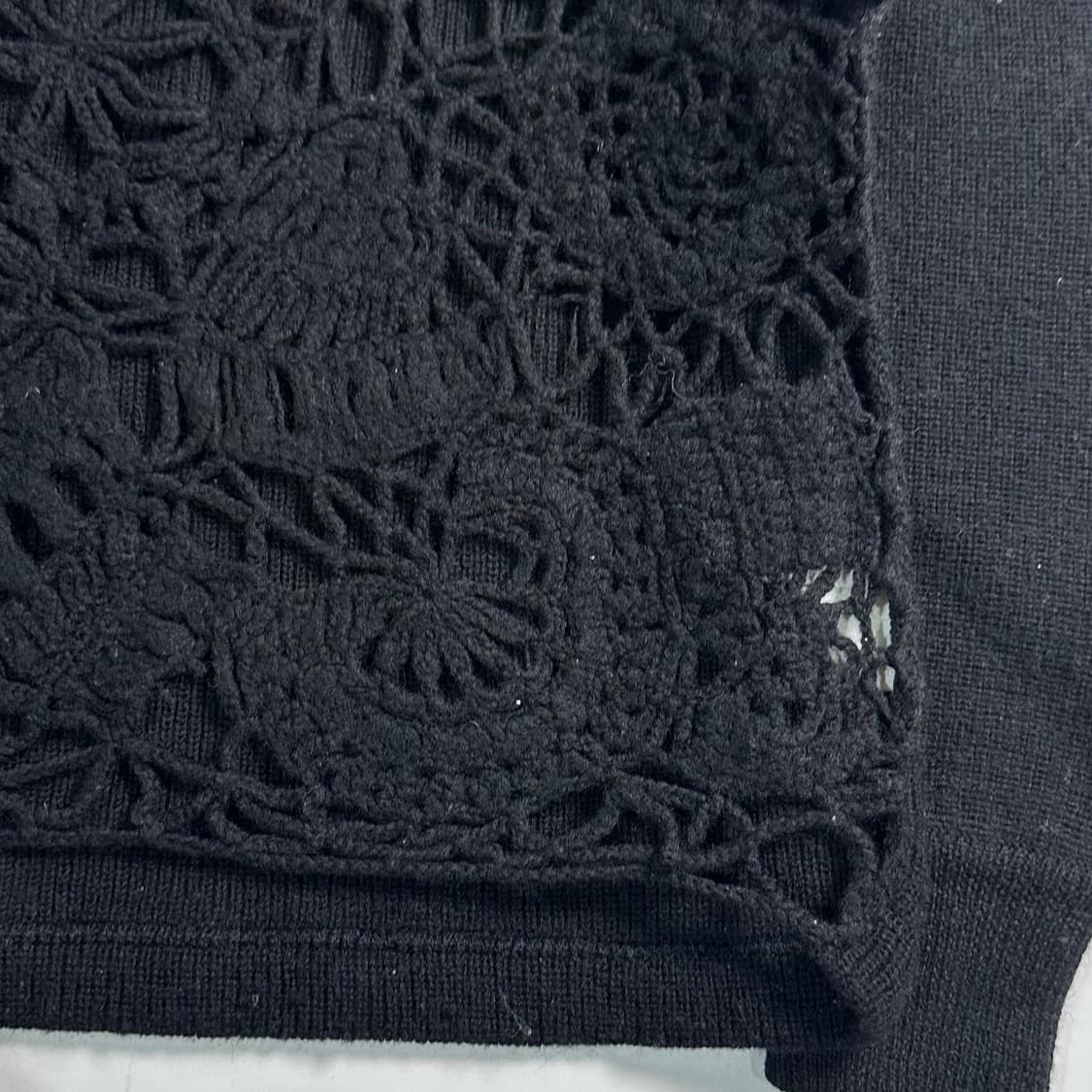 1987-1988AW 꼼데가르송 옴므플러스 시스루 울 니트 상품이미지5