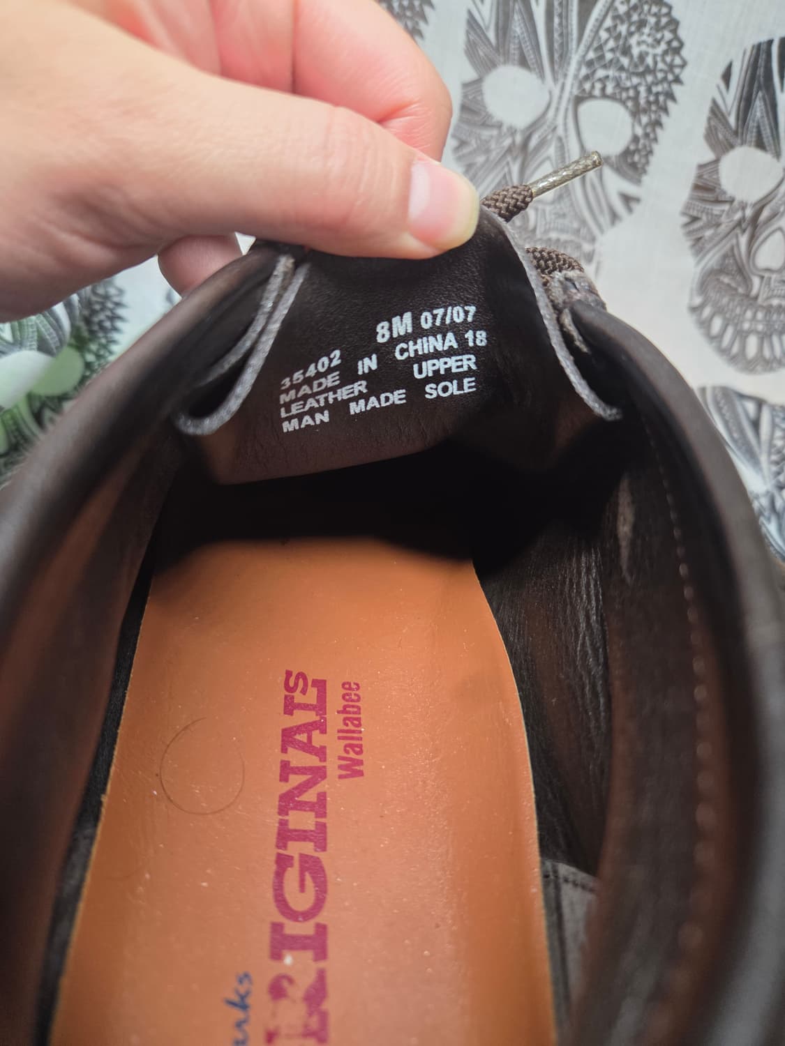 클락스 왈라비 슈즈 다크 브라운 상품이미지5