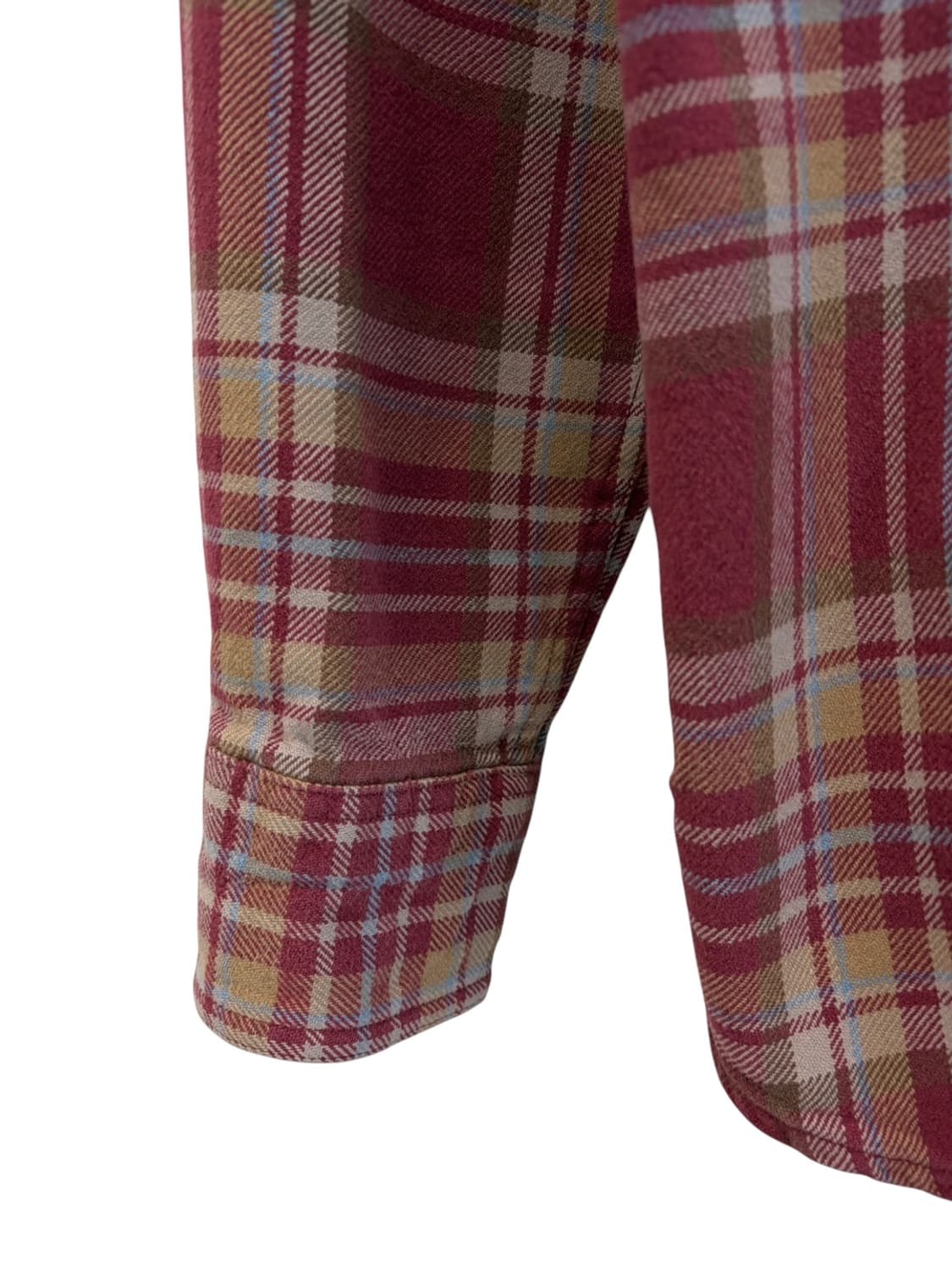 00년대 팀버랜드 체크 워크셔츠 빈티지 딥핑크 (L) 상품이미지8