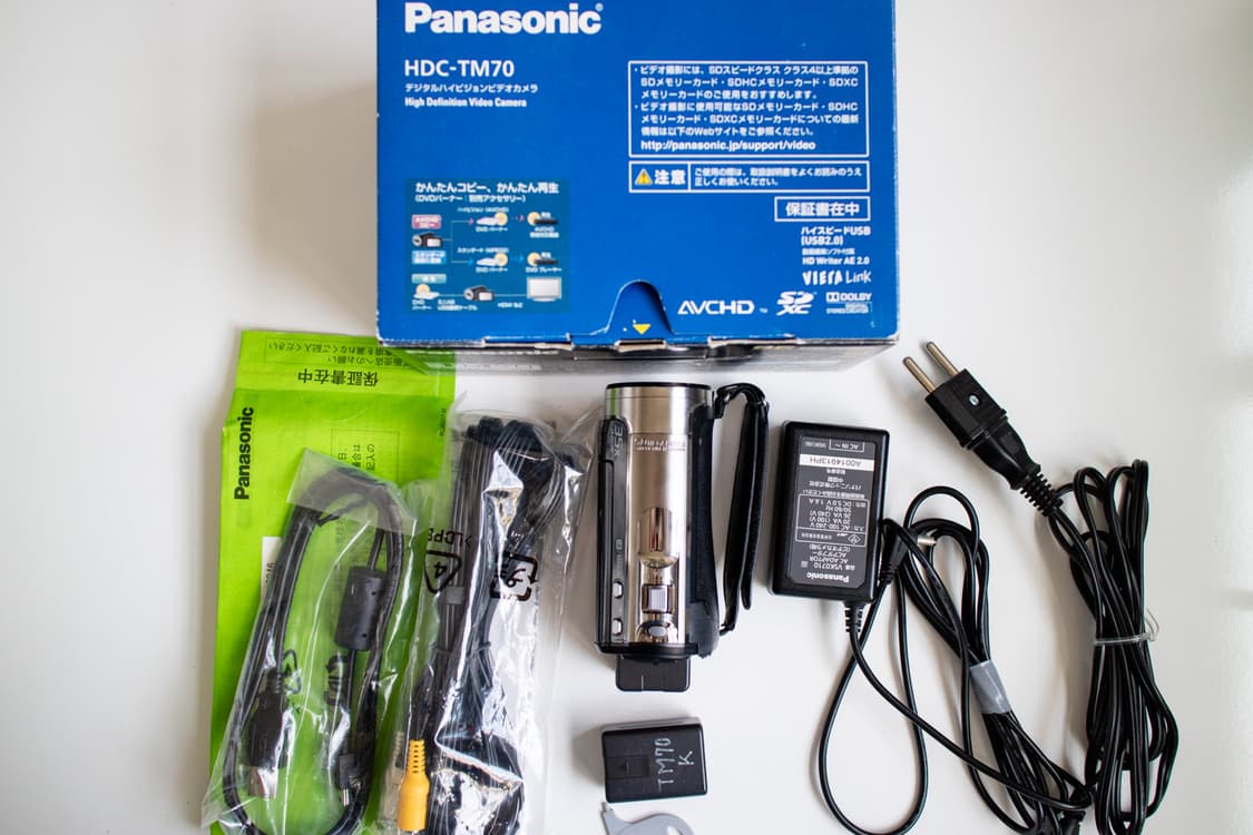 Panasonic HDC-TM70-K / 빈티지 디지털 캠코더 상품이미지9