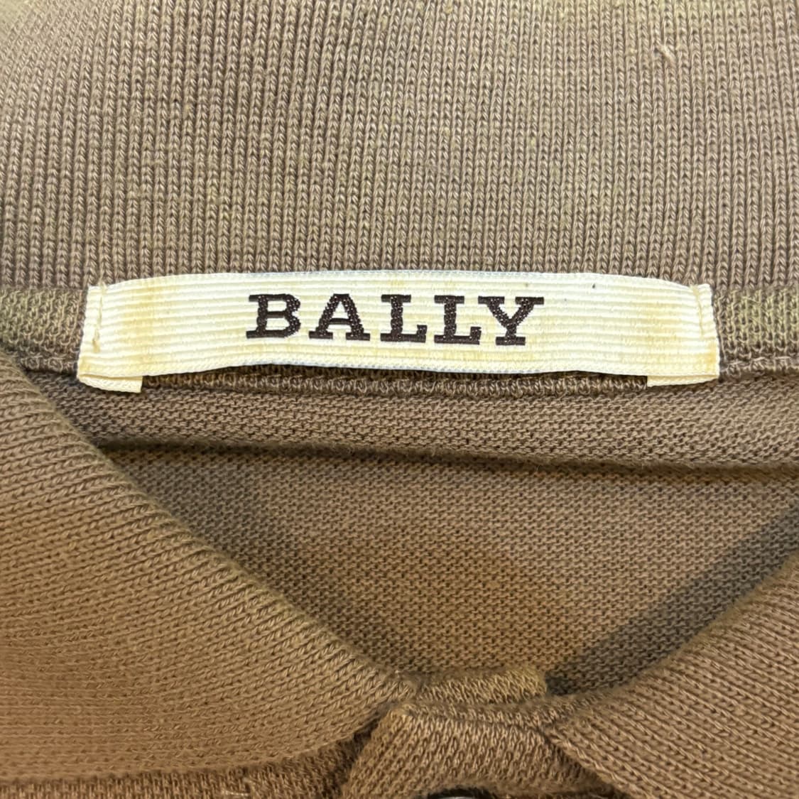 100 발리 브라운 카라 반팔 티셔츠  상품이미지4