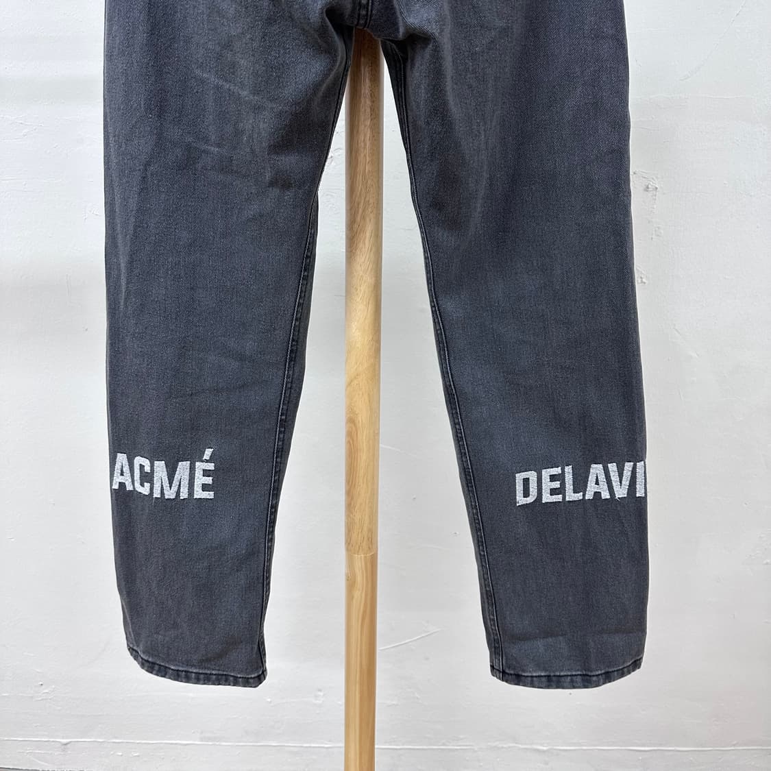 ADLV 아크메드라비 자수 그레이진 흑청 데님팬츠 1(28)사이즈 J28 상품이미지3