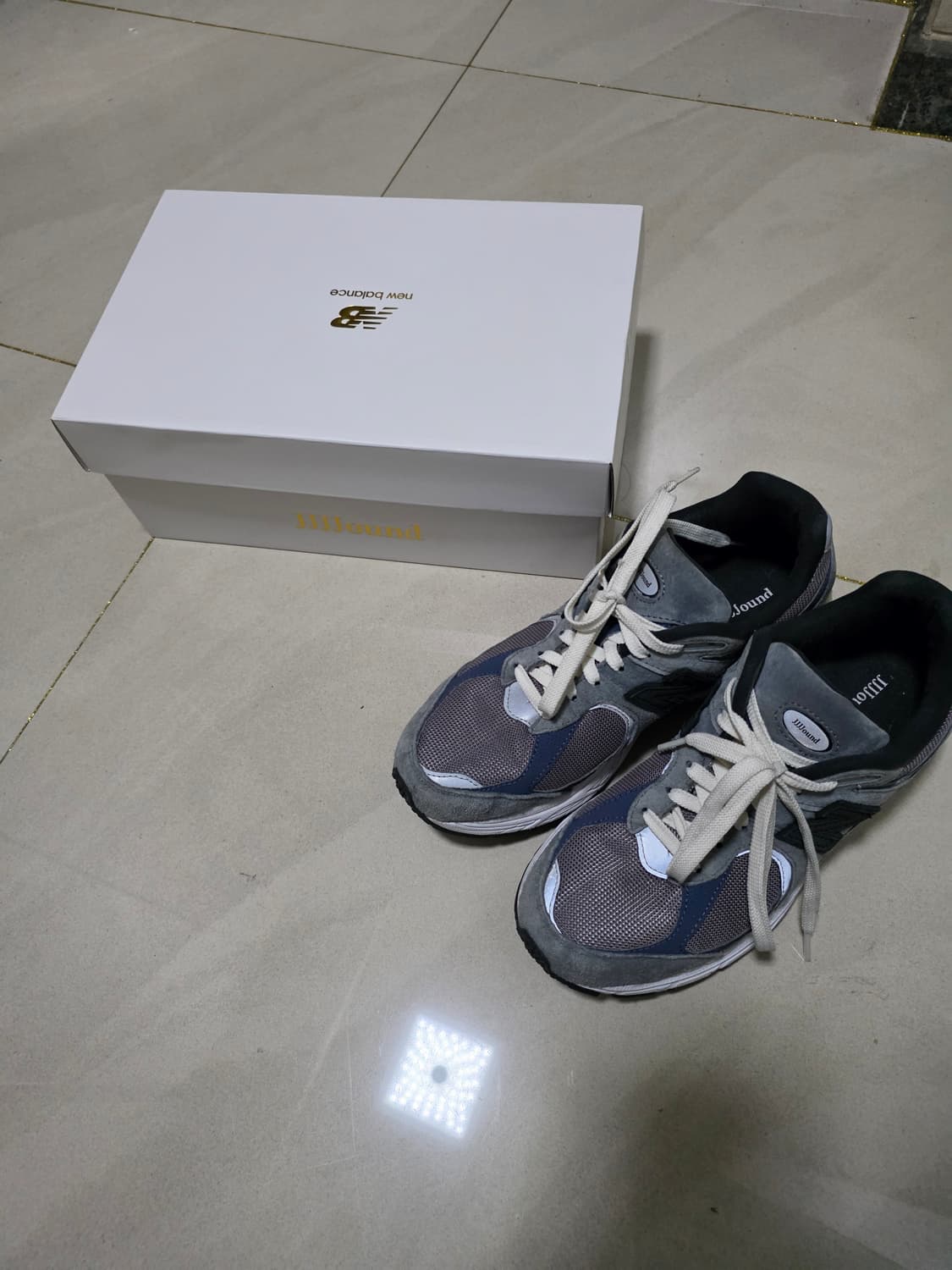 뉴발란스 x JJJ자운드 2002R 스톰 블루 275 상품이미지3