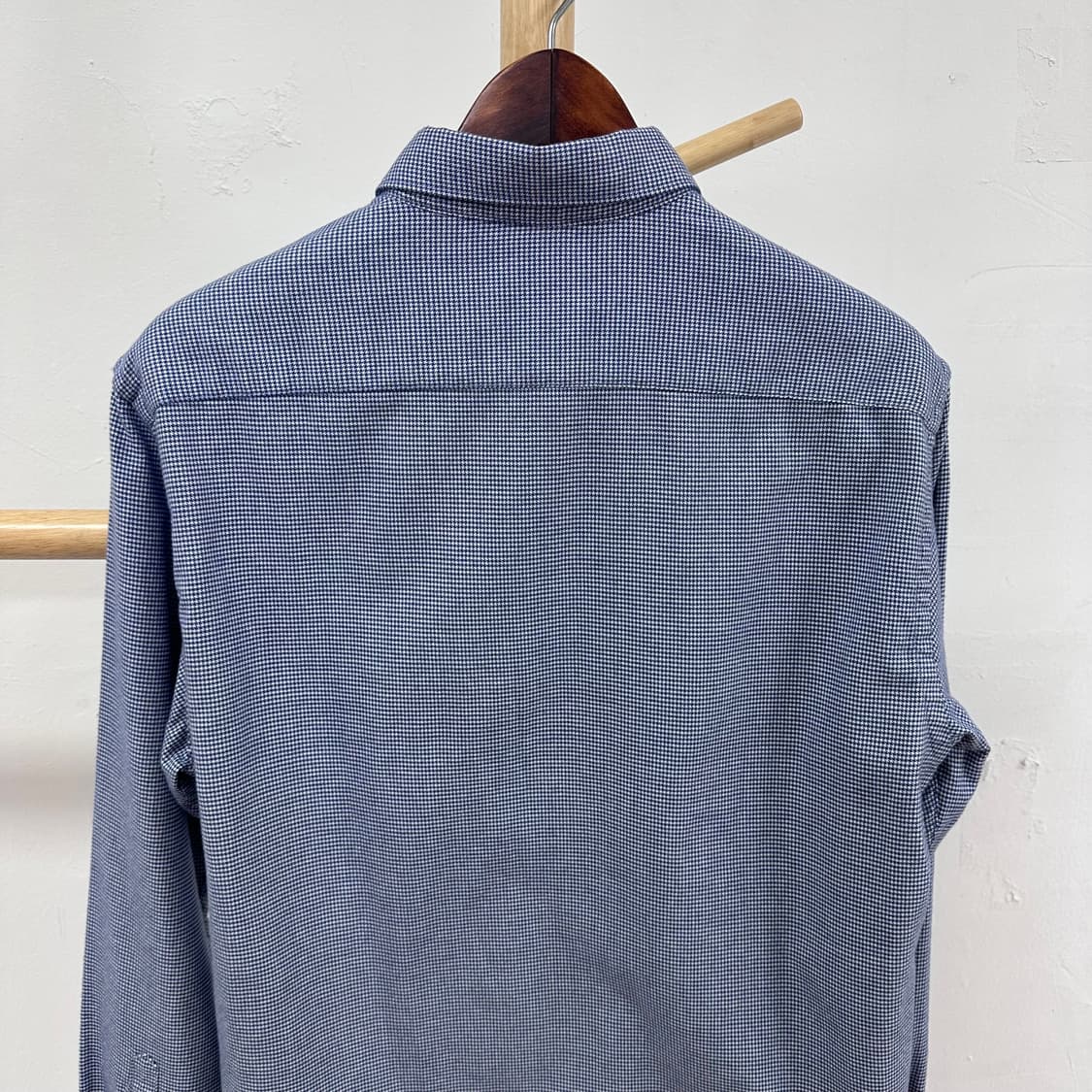 (새상품) HAZZYS 헤지스 하운즈투스체크 플라넬 셔츠 100 J26 상품이미지5