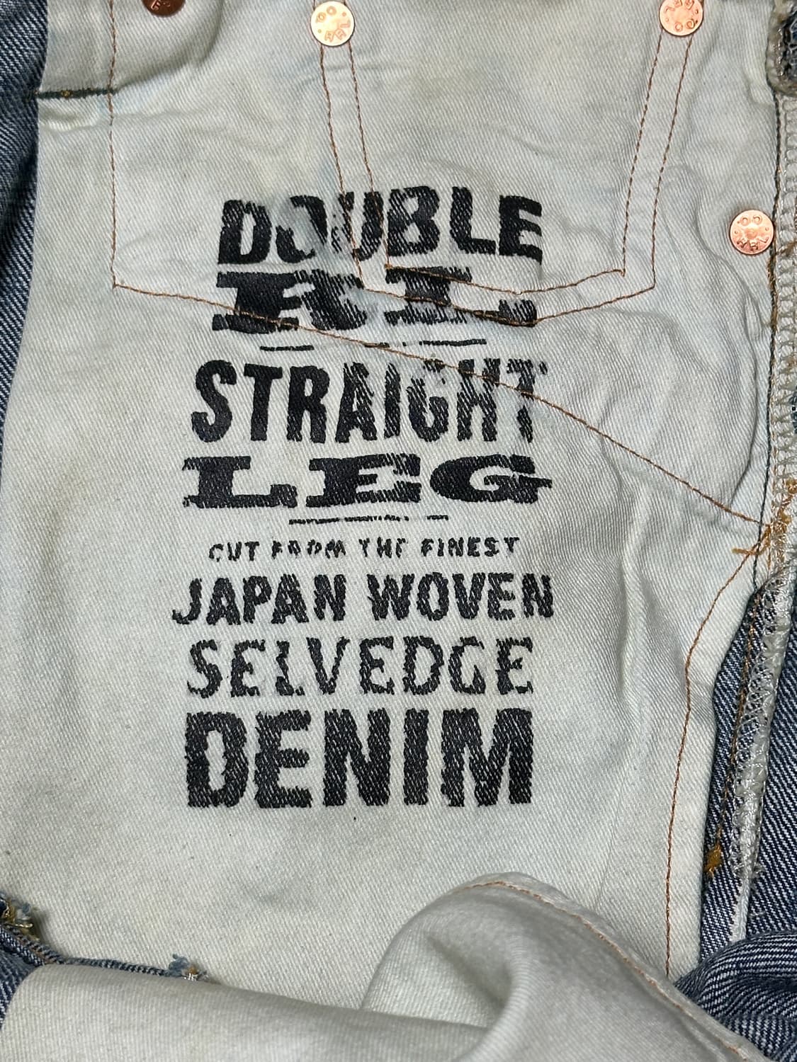 RRL 스트레이트핏 힐스뷰 셀비지 진 31X30 상품이미지6