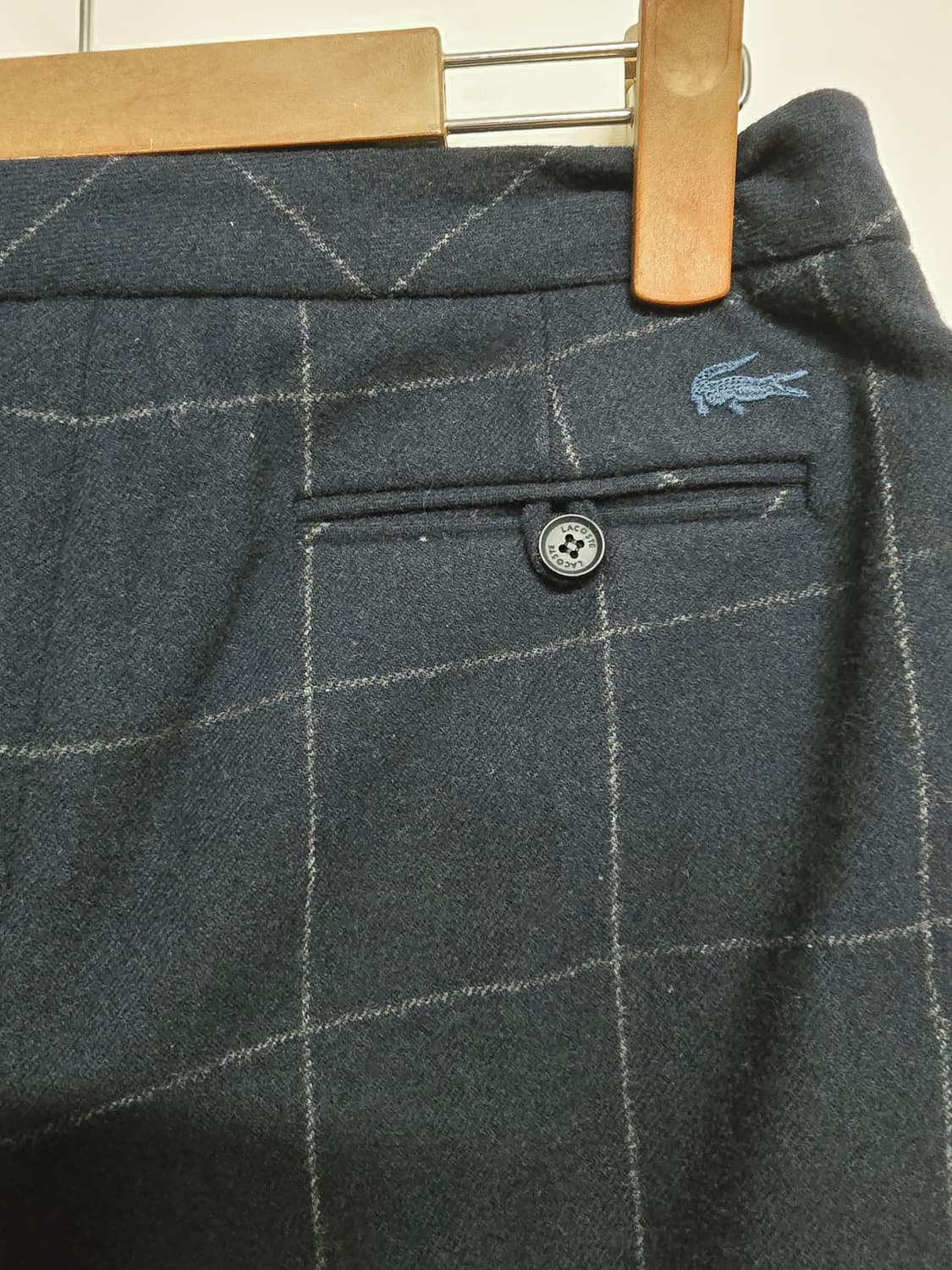 라코스테 체크 슬랙스 바지 겨울  모 상품이미지5