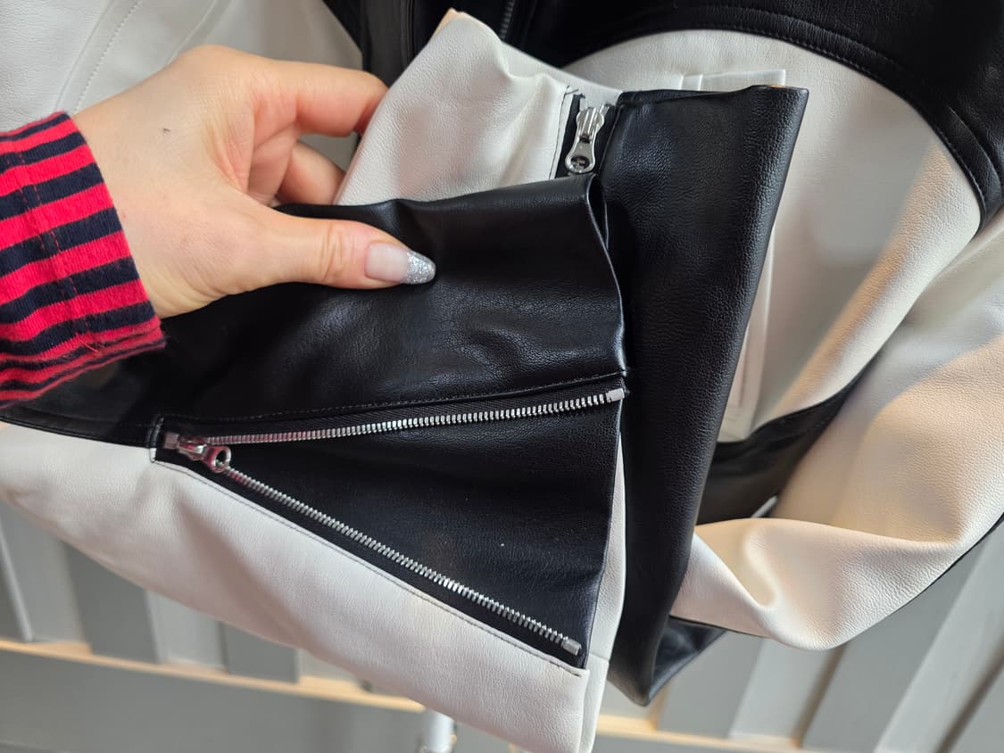 24Ans  크롭레더점퍼  상품이미지5