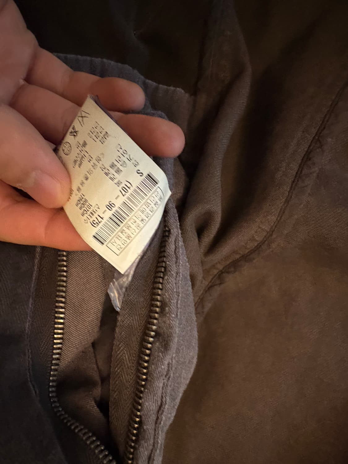 릭오웬스 사선 하이넥 자켓 상품이미지3