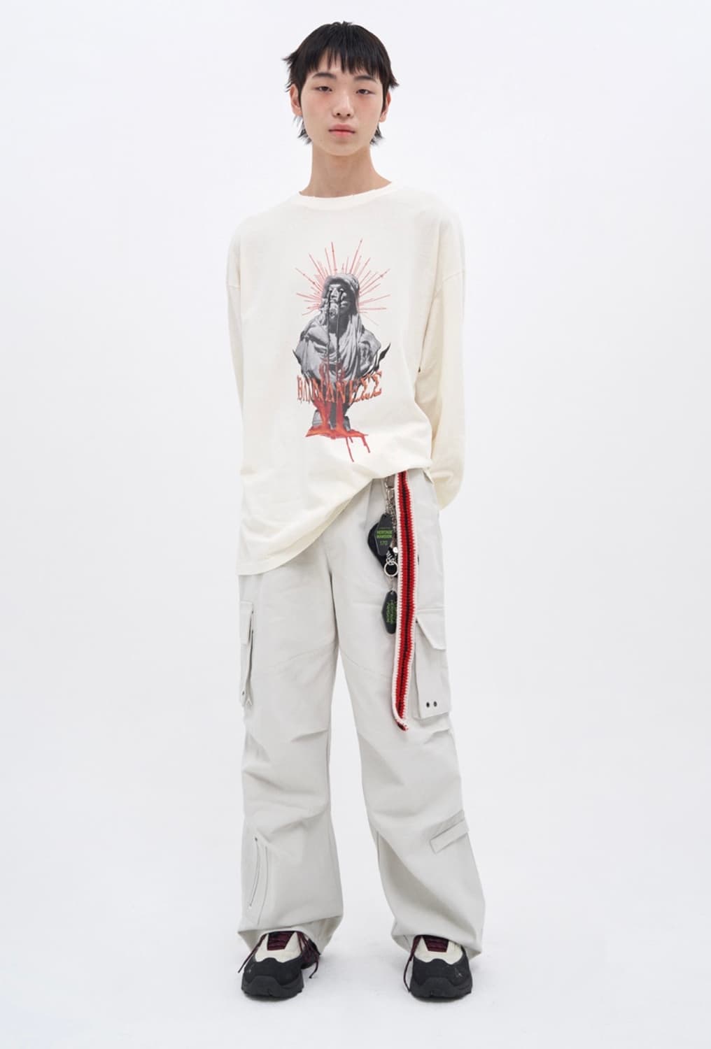 [L] 논플로어 카고 팬츠 상품이미지4