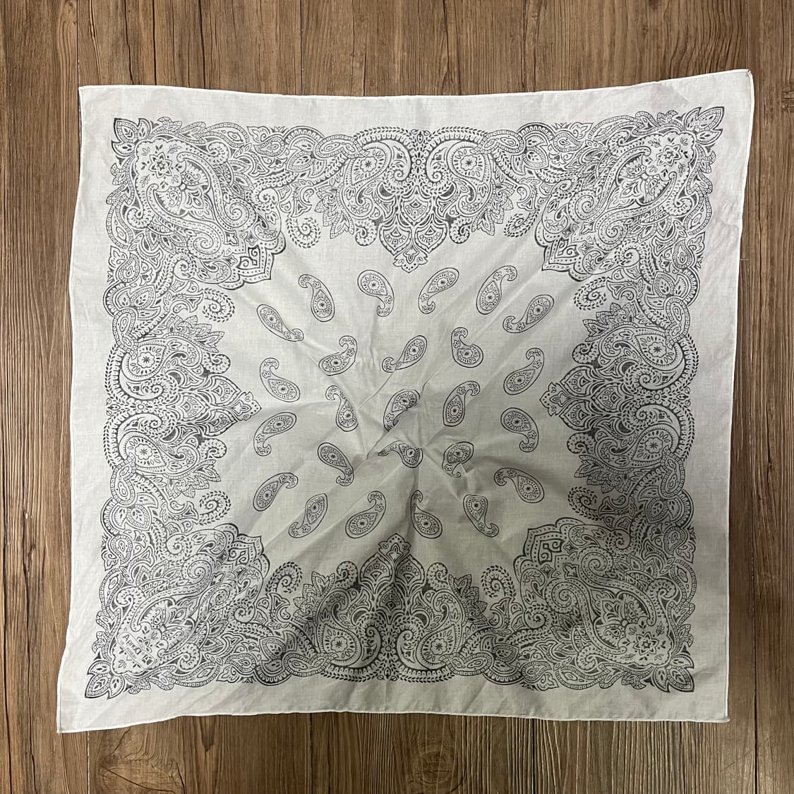 클래식 페이슬리 반다나/스카프(화이트) 상품이미지3