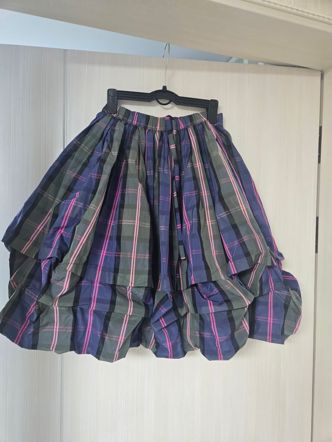 로지몬스터 체크 벌룬스커트  상품이미지3