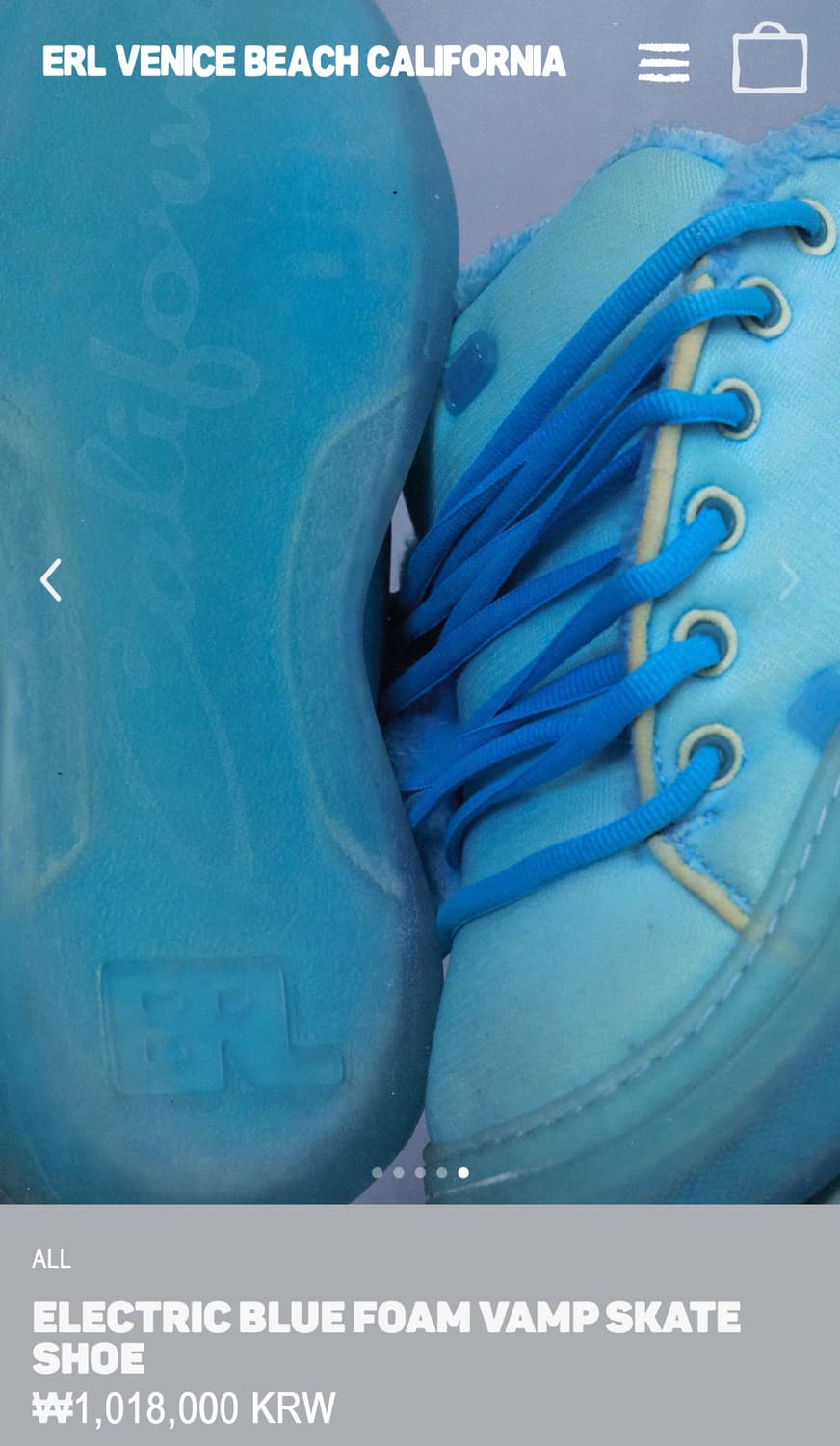 [270,280]이알엘 ERL VAMP 스케이트/블루 상품이미지9