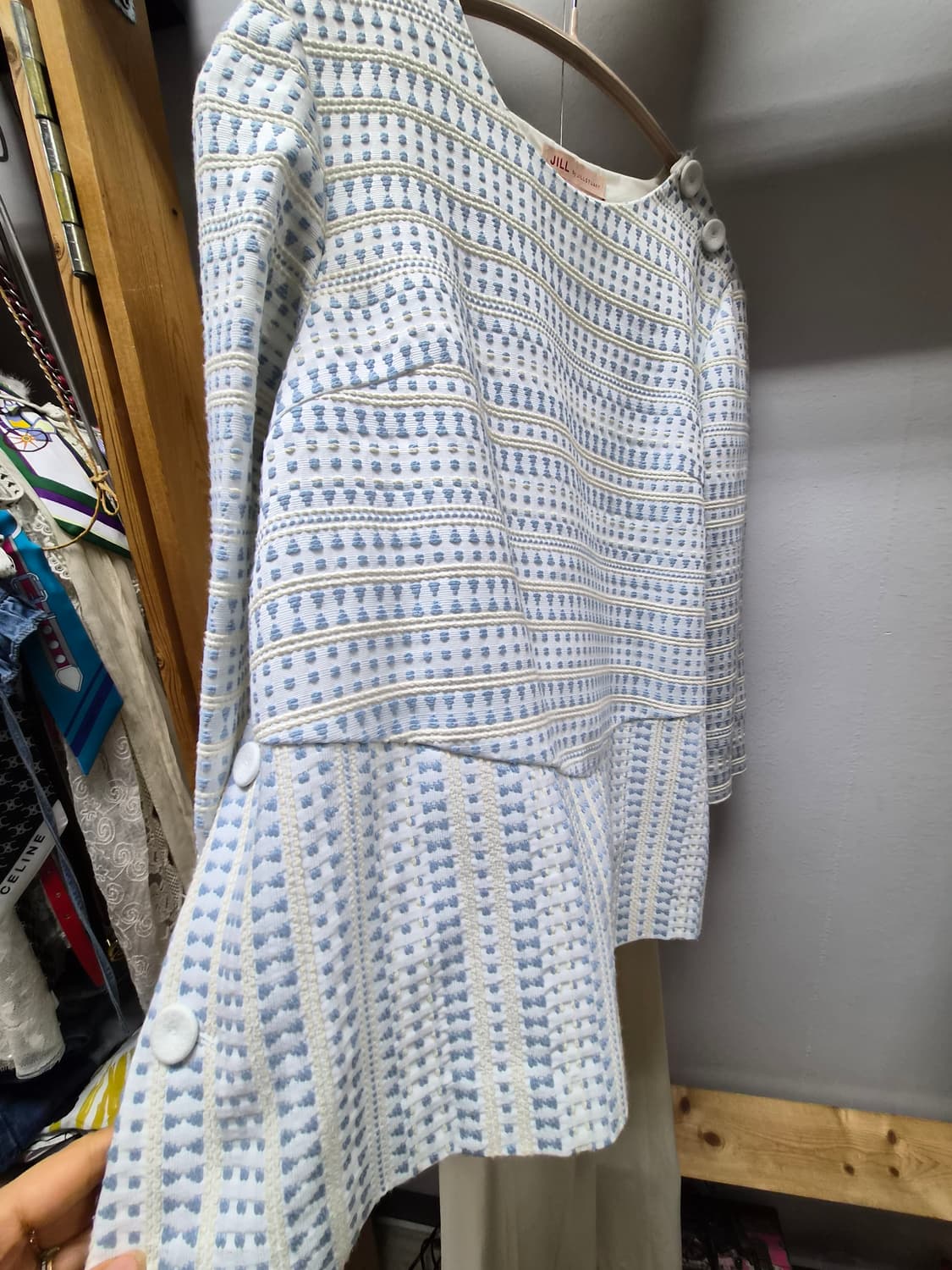 질바이질스튜어트 패턴 블라우스. 나이스크랍 와이드팬츠 상품이미지10