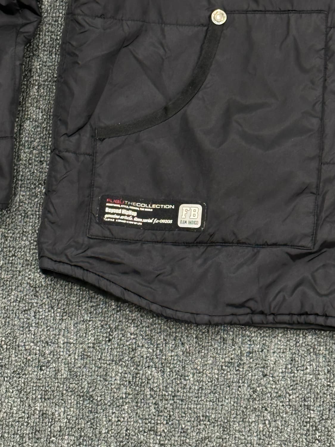 L)FUBU 후부 빈티지 블랙 퀼팅 자켓 상품이미지8