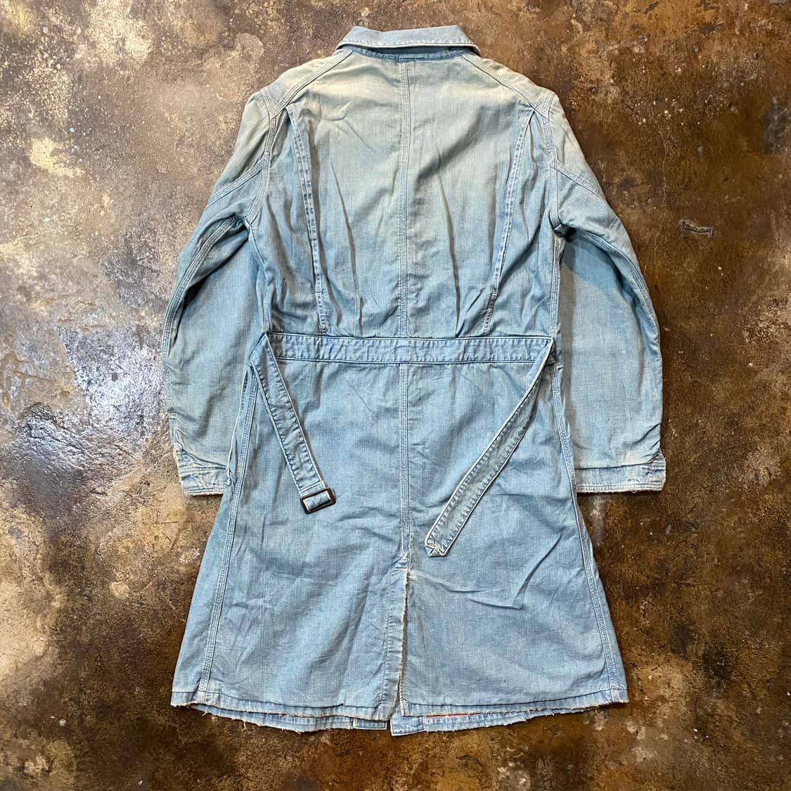 캐피탈 빈티니 데님 롱 코트  상품이미지5