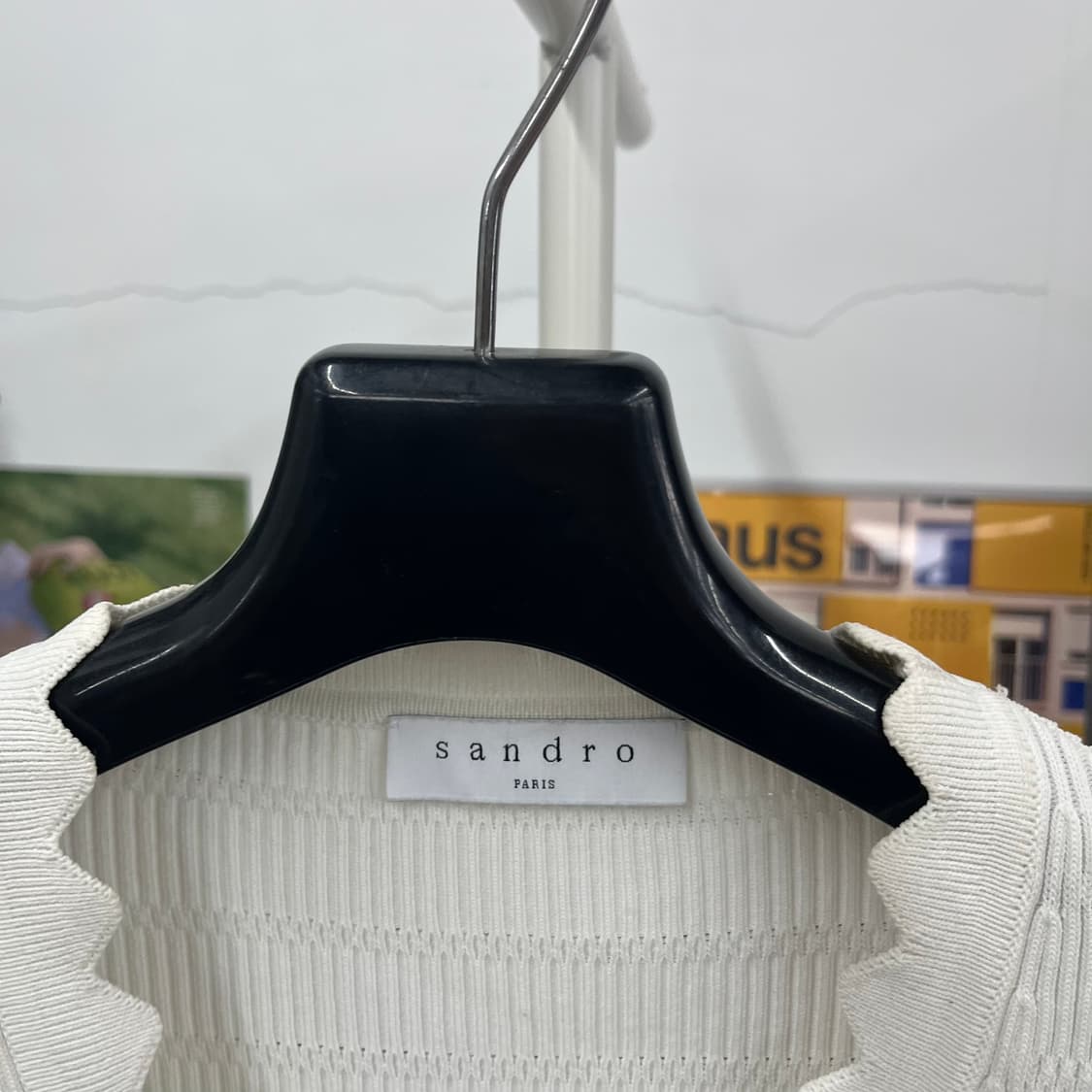 산드로 크롭 반팔 가디건 2 상품이미지3