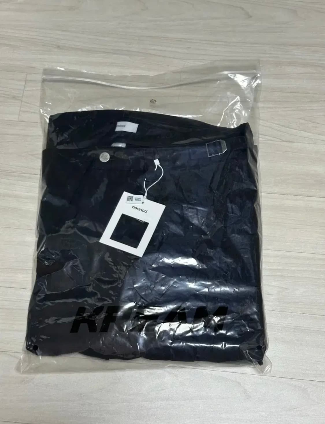 [2] 논노드 사이드 카고 쇼츠 빈티지 블랙 상품이미지2