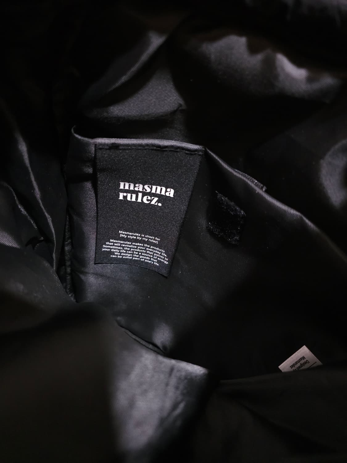 마스마룰즈 블랙 백팩 상품이미지8