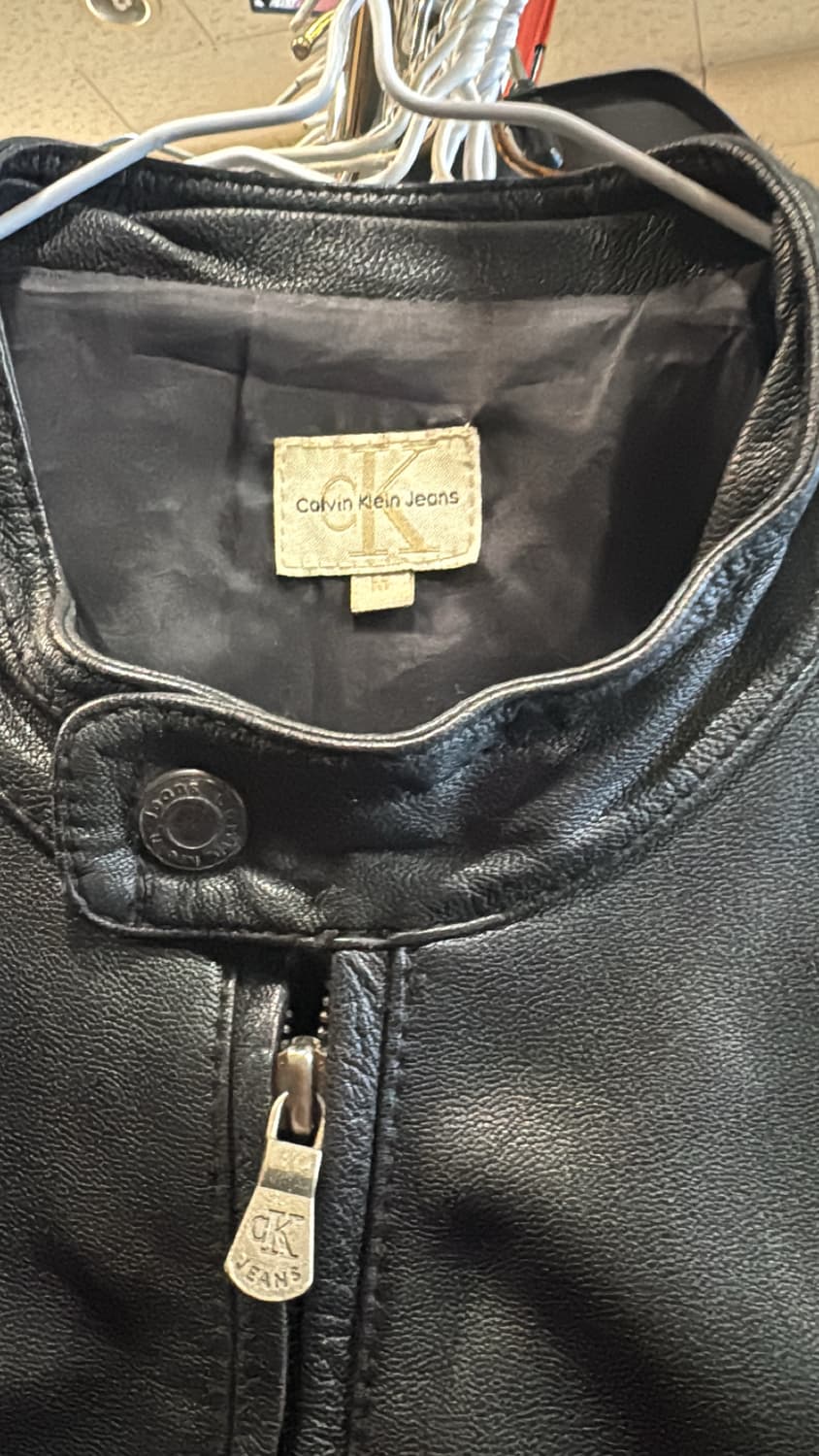 캘빈클라인 염소 가죽 자켓 ㄹㅈㄷ 감도 상품이미지2